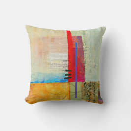Almofada Abstrato Elegante Mestiço de pintura Colorida
