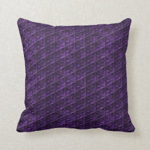 Almofada Abstrato escuro do roxo