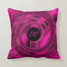 Almofada Abstrato Floral Moderno de Luxo