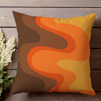 Almofada Abstrato II da Onda Retroativa