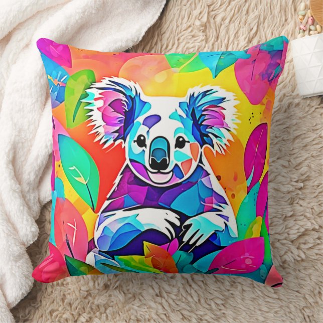 Almofada Abstrato Koala Design (Cobertor)