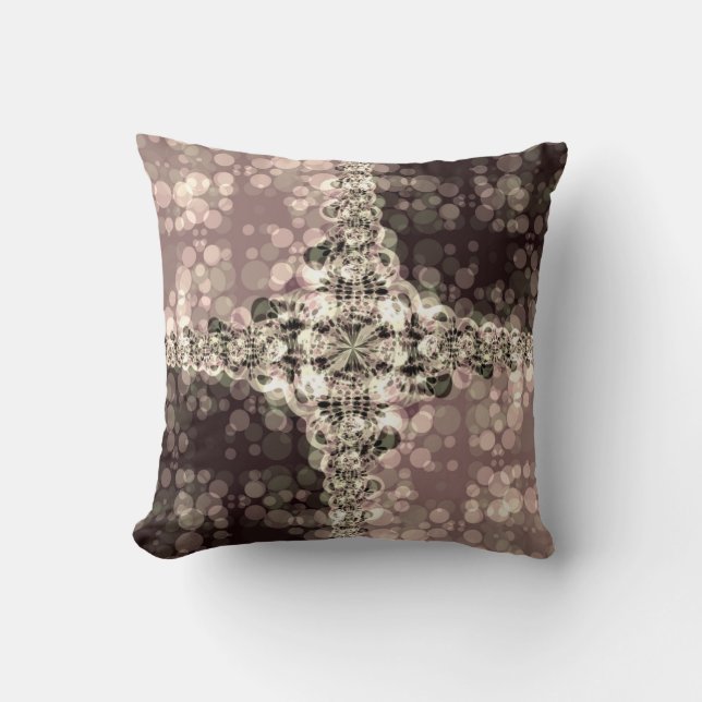Almofada Abstrato Lace Dream Fantasy Modern Cushion (Frente)