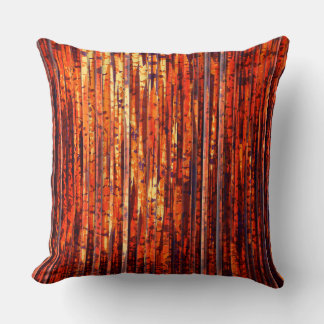 Almofada Abstrato Laranja Stripes