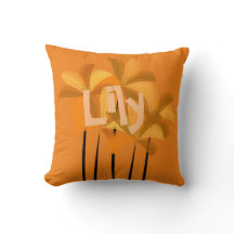 Abstrato Lily Flowers Floral Add Name