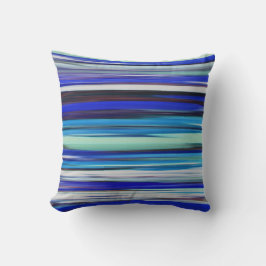 Almofada Abstrato nº 2: borrão azul