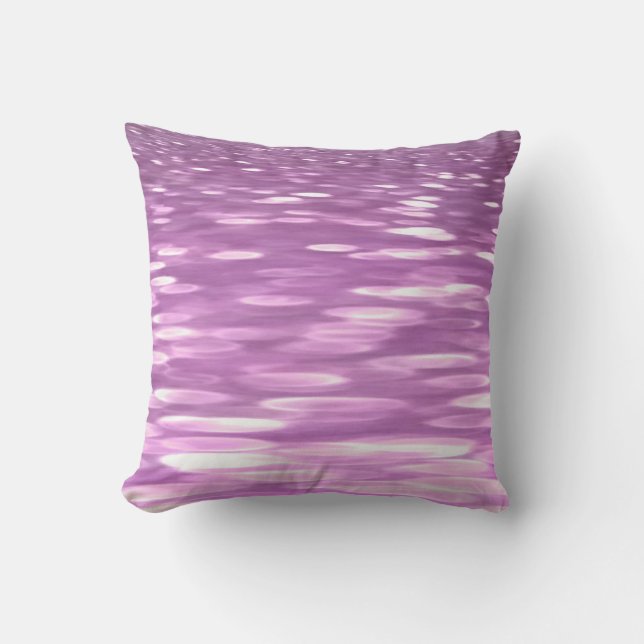 Almofada Abstrato nº 3: Shimmer Lilac (Frente)