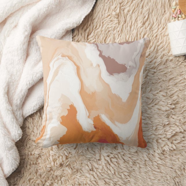 Almofada Abstrato Pastel Paint Ginger Foam Edition (Cobertor)