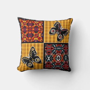 Almofada Abstrato patchwork colchage retro vintage