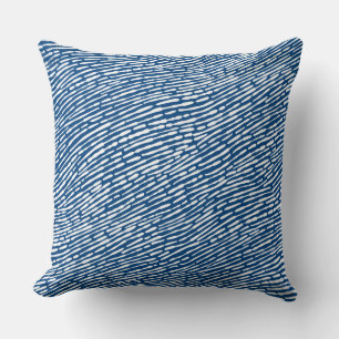 Almofada Abstrato Pattern 140523 - Branco sobre o azul Shib