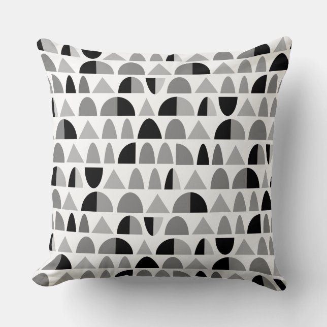 Almofada Abstrato Pattern 290721 - Monocromo (Frente)