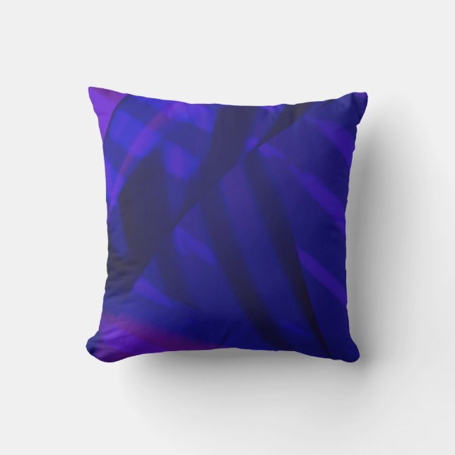 Almofada Abstrato Roxo Vibrante (Frente)