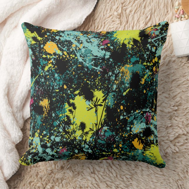 Almofada Abstrato Tropical Chic (Cobertor)