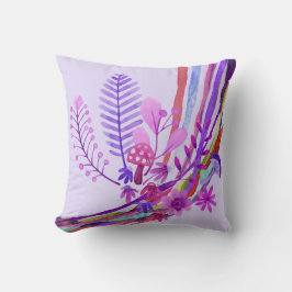 Almofada Abstrato Ultravioleta Travesseiro Floral