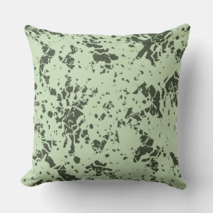 Almofada Abstrato Verde Marble com Placas de Tinta