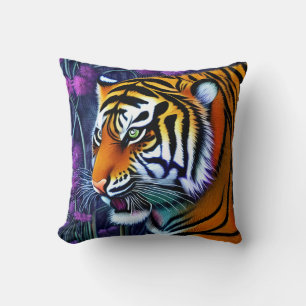 Almofada Abstrato Wild Majexpressa Tiger