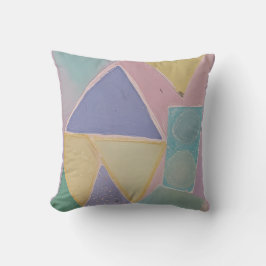 Almofada Abstratos Serenos: Um Sonho Pastel