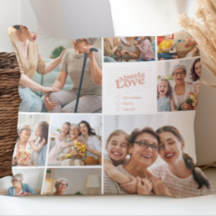 Almofada Abuela Love Poetic Photo Collage