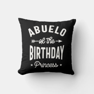 Almofada Abuelo Da Princesa De Aniversário