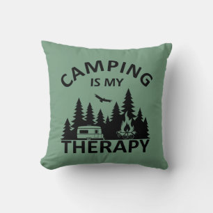 Almofada Acampamento é o meu slogan engraçado de acampament