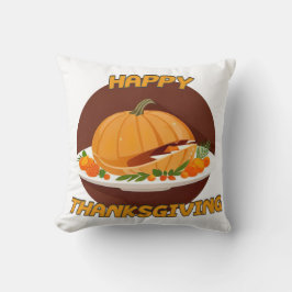 Almofada ação de agradecimento feliz