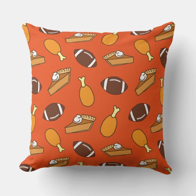 Almofada Ação de Graças e Futebol (Frente)