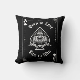Almofada Ace of Spades Throw Pillow