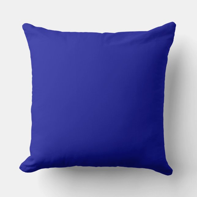 Almofada Acessórios de Decoração Azul Cobalto (Frente)