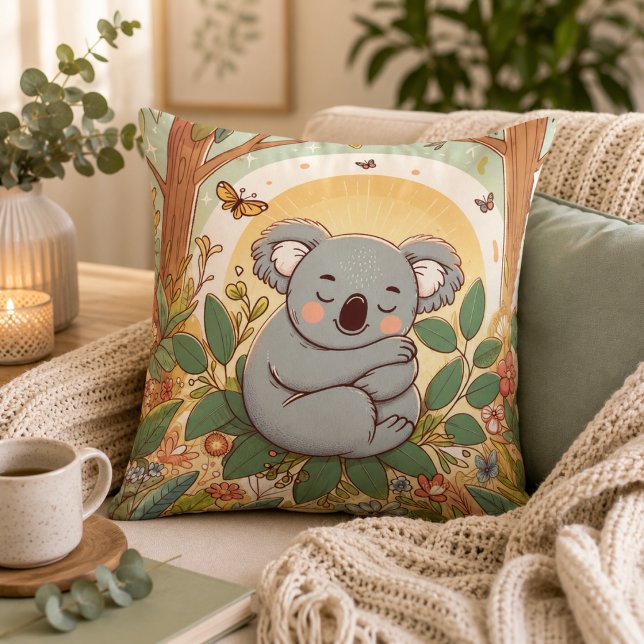 Almofada Aconchegue-se com o Nosso Adorável Travesseiro de  (Snuggle Up with Our Adorable Koala Plush Pillow)