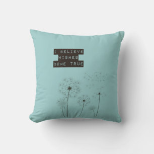 Almofada Acredite em Desejos Dandelions