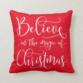 Almofada Acredite na mágica do Natal