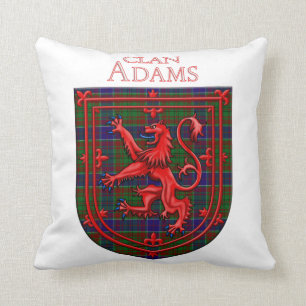 Almofada Adam Tartan Scottish Xadrez Lion Rampant