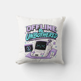 Almofada Adesivo Retro Offline e Sem Perturbações