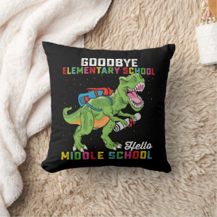 Almofada Adeus Ensino Fundamental Olá T Rex do Ensino Médio