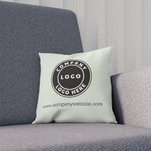 Almofada Adicionar logotipo de empresa e site comercial
