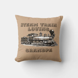 Almofada Adicionar Nome Alterar Texto Comboio A Vapor Adora