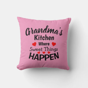 Almofada Adicionar Nome Alterar TODO Texto Avô Kitchen Swe