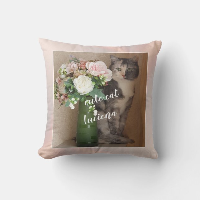 Almofada Adicionar sua foto, Personalizada (Frente)