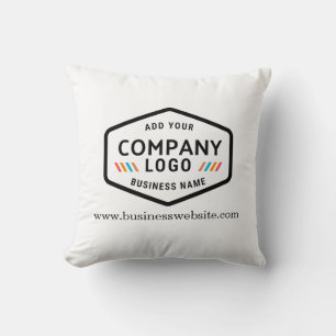 Almofada Adicione logotipo de empresa e sala de apresentaçã