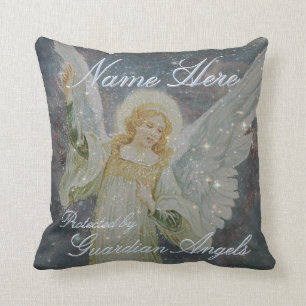 Almofada Adicione o anjo-da-guarda conhecido