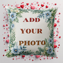 Almofada Adicione Sua Foto Personalizada Moderna Elegante M