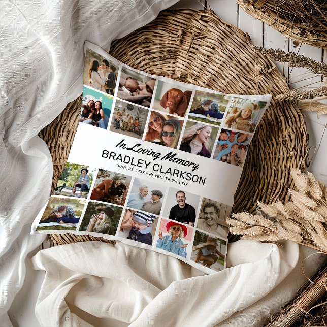 Almofada Adicione suas fotos e texto personalizado (Criador carregado)