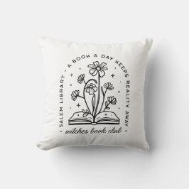 Almofada Adolescente de livros, bruxaria acadêmica estética