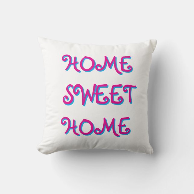 ALMOFADA ADORABLE HOME SWEET HOME THROW PILLOW (Frente)