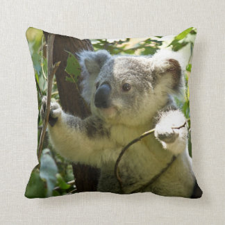 Almofada Adorável Koala Em Eucalyptus Tree Joga Cushion