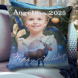 Almofada Adorável Reindeer Winter Wonderland Foto