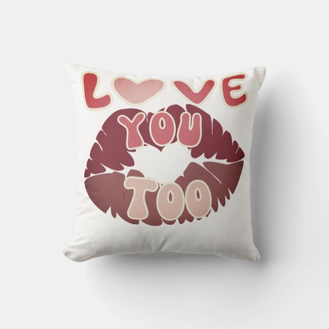 Almofada ADORO-te presentes personalizados para o Grande Di (Frente)