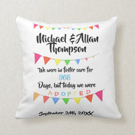 Almofada Adotado da assistência social - travesseiro