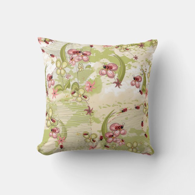 Almofada Adventure Ditsy Ladybird (Frente)