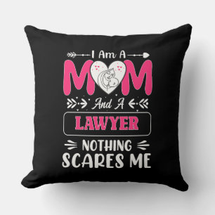Almofada Advogado Engraçado Mãe, Advogada Mãe Engraçada