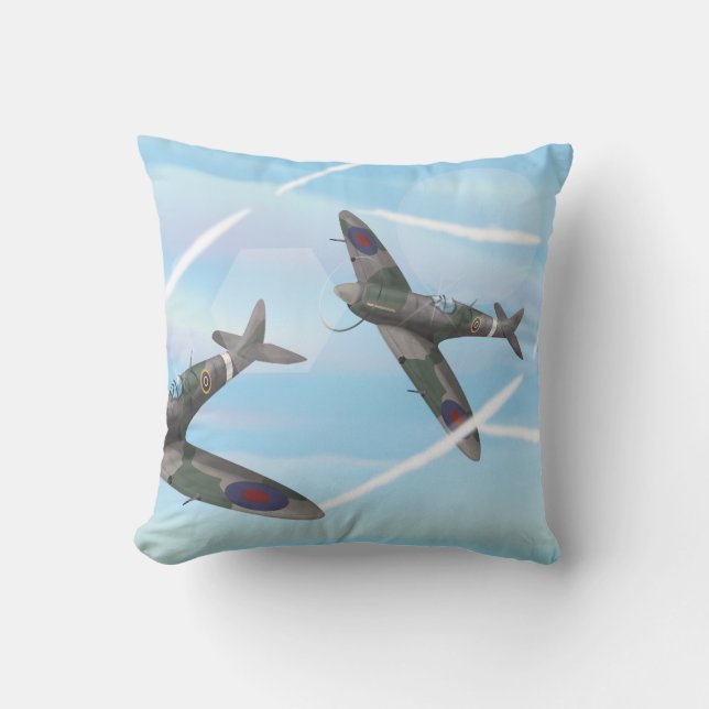 Almofada Aeronave Antiga (Frente)